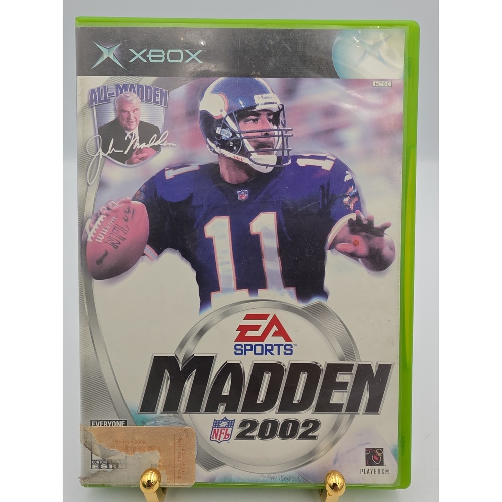 Madden NFL 2002 Microsoft Xbox Video Game EA Sports CIB Tested